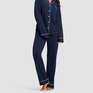 Cozy Earth Bamboo Stretch Knit Pajama Pants in Navy women’s Sz XS